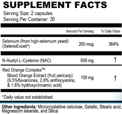 GRS Ultra Supplement Facts